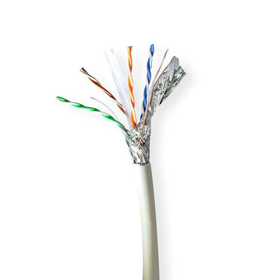 S / FTP CAT6a network cable solid 100M 100% copper