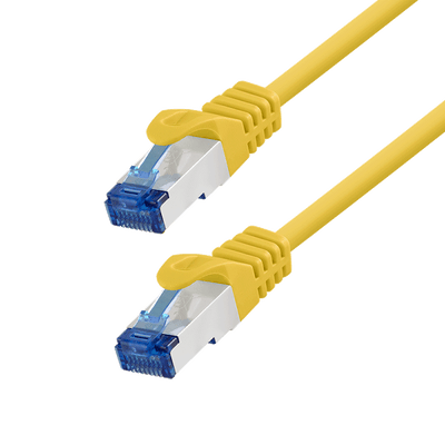 Cat6a S/FTP CCA LSZH geel 10 meter