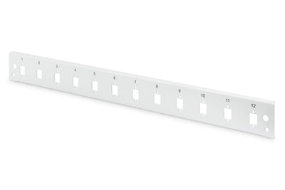 1U Front Panel Quick Lock Fiber 12x LC DX, SC SX, E2000 SX