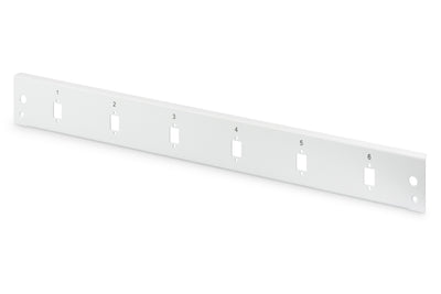 1U Front Panel Quick Lock Fiber Optic 6x SC SX, LC DX