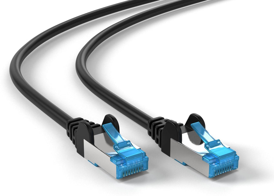 Cat6a S/FTP LSZH 1M Black