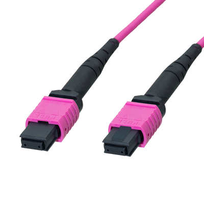 MPO patchkabel 12 vezels multimode OM4, MPO/PC F/F, Type B, 1 m