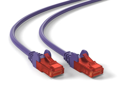 Cat6 7.5M paars UTP kabel