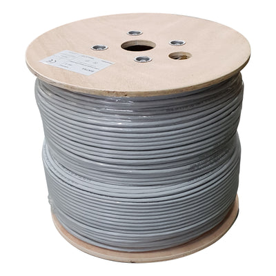 S/FTP CAT6 network cable solid 500M 100% copper grey