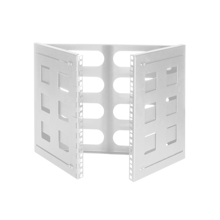 8U wand server rack 494x400x360mm (BxDxH) lichtgrijs