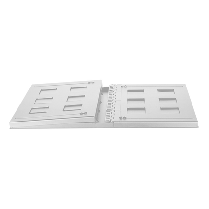 8U wand server rack 494x400x360mm (BxDxH) lichtgrijs