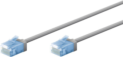 Ultraflex Slim Cat6a Patch Cable U/UTP 0.25M Grey