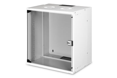 12U wandkast, SOHO PRO, ongemonteerd 540 x 400 x 595 mm, lichtgrijs