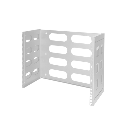 8U wand server rack 494x400x360mm (BxDxH) lichtgrijs