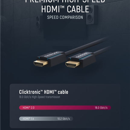 High Speed HDMI Kabel met ethernet 1 meter