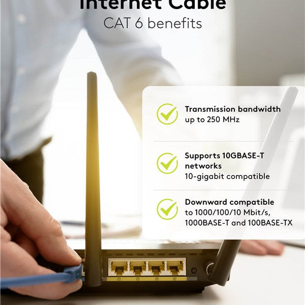 Cat6 S/FTP LSZH 0.25M Violet