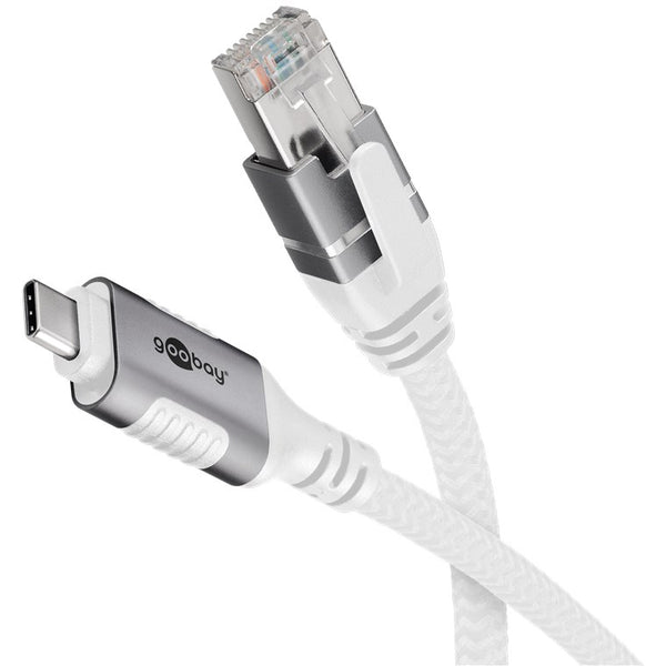 USB-C™ 3.1 to RJ45 Ethernet cable 1.5M white