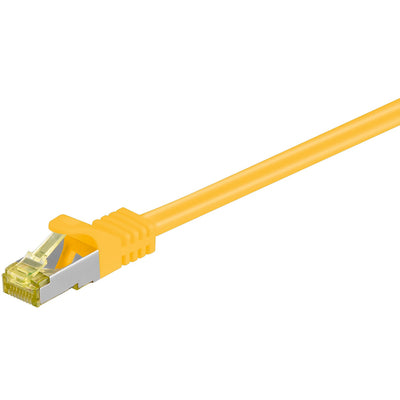 Cat7 15M Geel S/FTP (PiMF) LSZH patchkabel