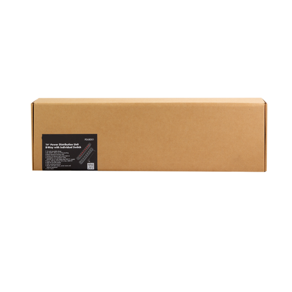 Basis Rack PDU 8-voudig Schuko, elk stopcontact individueel schakelbaar
