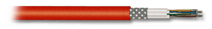 S/FTP CAT7 PUR kabel soepel 100M rood