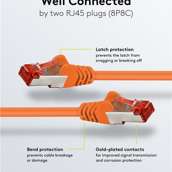 Cat6 S/FTP LSOH 5M Orange