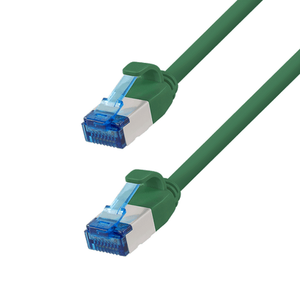 Ultra slim Patchkabel S/FTP Cat 6A groen 3 M
