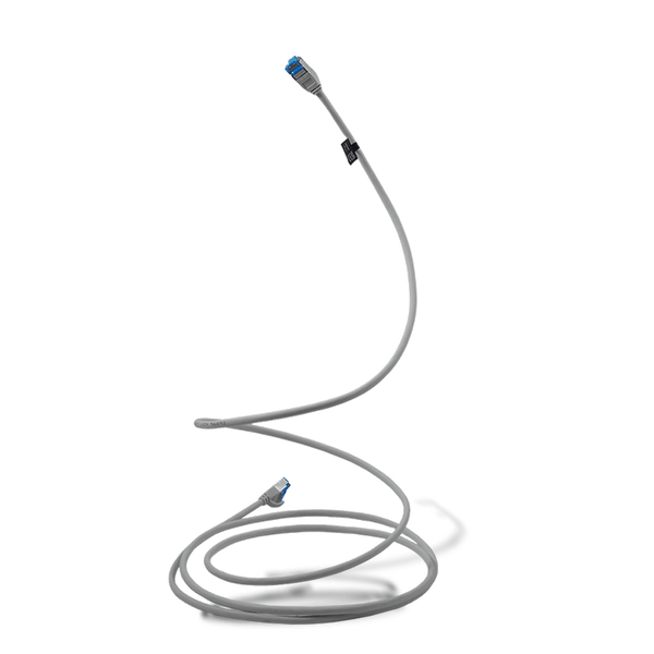 Ultra slim Patchkabel S/FTP Cat 6A grey 2 M