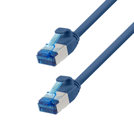 Ultra slim Patchkabel S/FTP Cat 6A blue 2 M