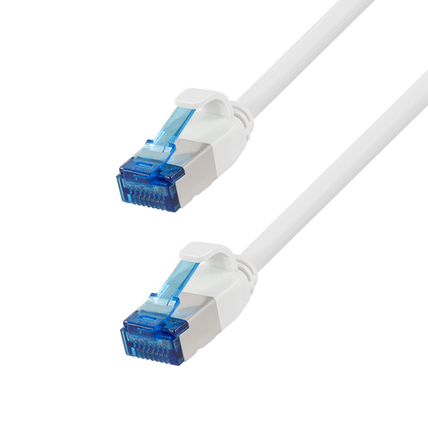 Ultra slim Patchkabel S/FTP Cat 6A White 2 M