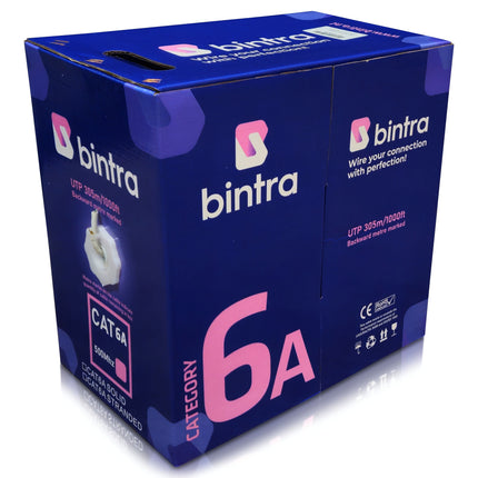 U/UTP CAT6a soepel 305M grijs