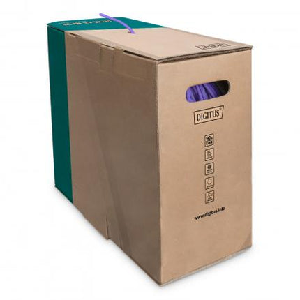 UTP CAT6 stug 100M 100% koper paars