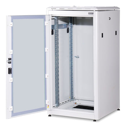 22U Patch Cabinet 600x600x1164 mm (WxDxH) light gray
