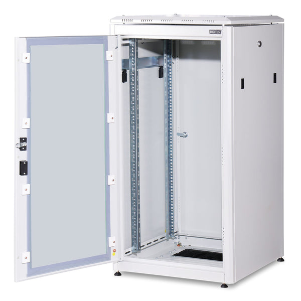 22U Patchkast 600x600x1164 mm (BxDxH) lichtgrijs