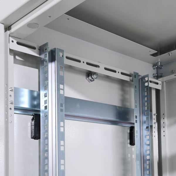 22U Patchkast 600x600x1164 mm (BxDxH) lichtgrijs