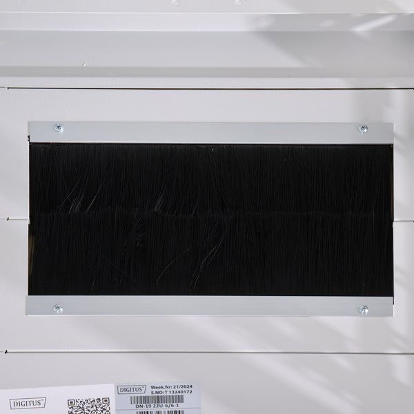 22U Patchkast 600x600x1164 mm (BxDxH) lichtgrijs