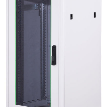 22U Patch Cabinet 600x600x1164 mm (WxDxH) light gray