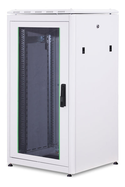 22U Patch Cabinet 600x600x1164 mm (WxDxH) light gray
