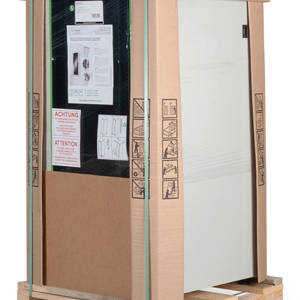 22U Patch Cabinet 600x600x1164 mm (WxDxH) light gray