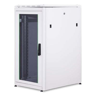 22U Patch Cabinet 600x800x1164 mm (WxDxH) light gray