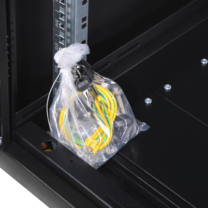 22U Patch cabinet 600x800x1164 mm (WxDxH) black