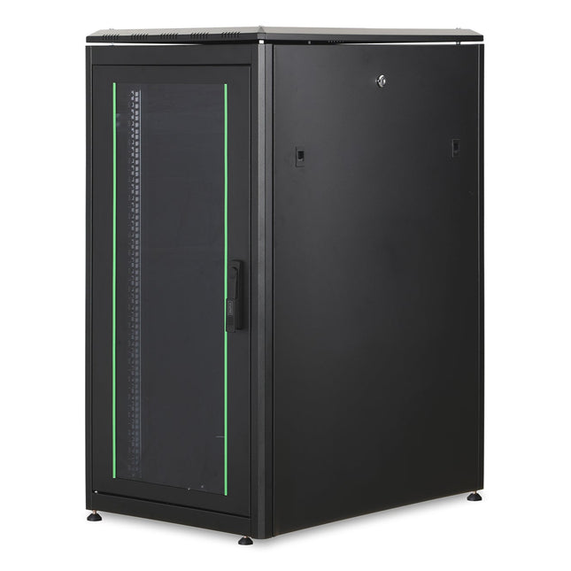 22U Patchkast 600x800x1164 mm (BxDxH) zwart