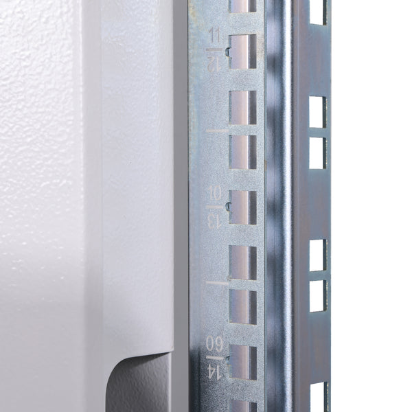 22U Patchkast 800x800x1164 mm (BxDxH) lichtgrijs