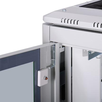 22U Patch Cabinet 800x800x1164 mm (WxDxH) light gray
