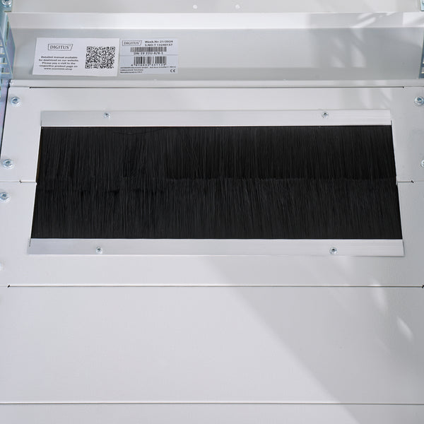 22U Patchkast 800x800x1164 mm (BxDxH) lichtgrijs