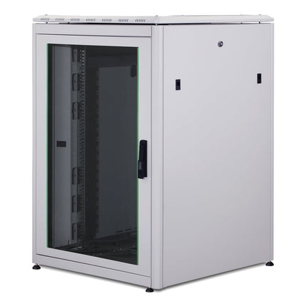22U Patch Cabinet 800x800x1164 mm (WxDxH) light gray