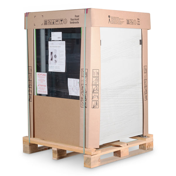22U Patchkast 800x800x1164 mm (BxDxH) lichtgrijs