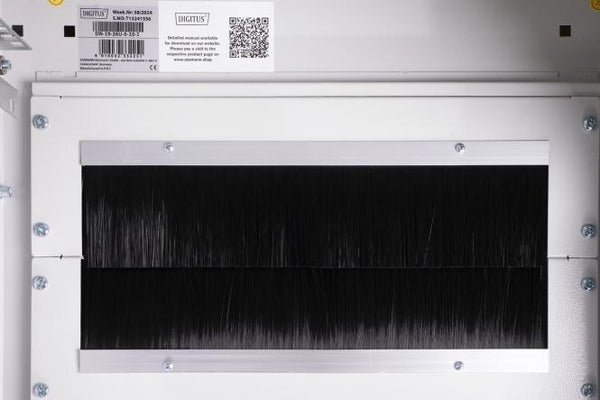 26U Patchkast 600x1000x1342 mm (BxDxH) grijs