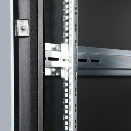 26U Patchkast 600x1000x1342 mm (BxDxH) zwart