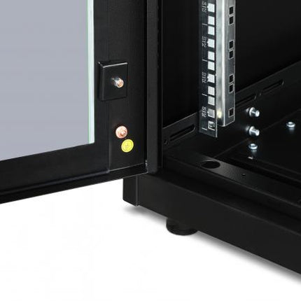 26U Patchkast 600x1000x1342 mm (BxDxH) zwart