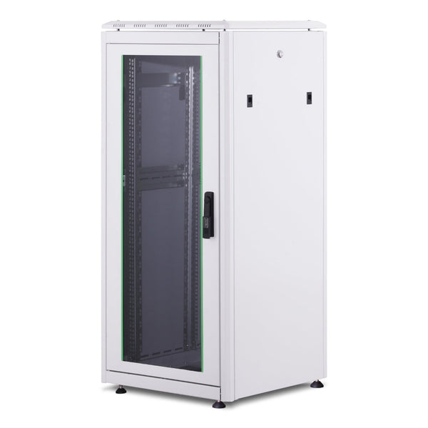 26U Patchkast 600x600x1342 mm (BxDxH) lichtgrijs
