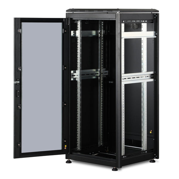 26U Patchkast 600x600x1342 mm (BxDxH) zwart
