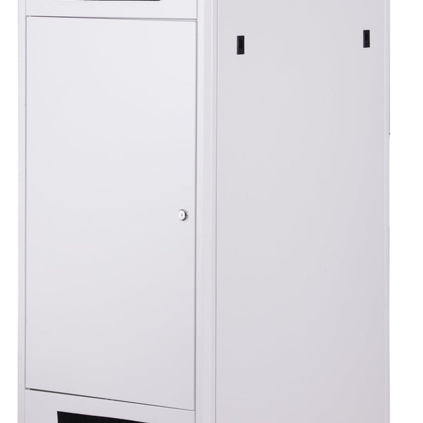 26U Patchkast 600x800x1342 mm (BxDxH) lichtgrijs