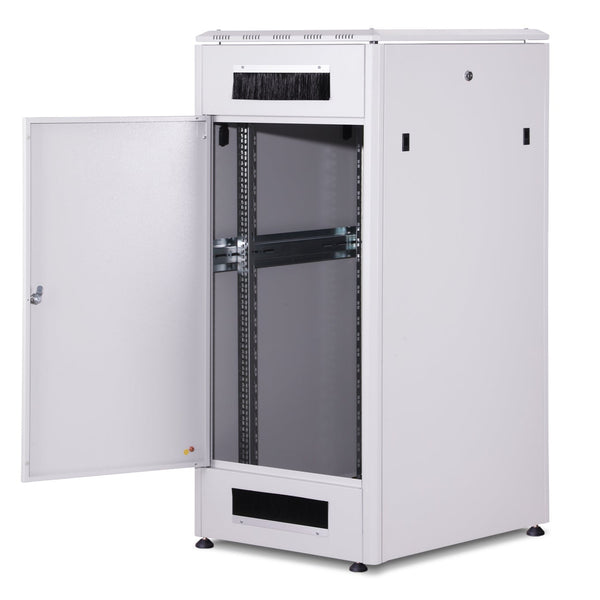 26U Patchkast 600x800x1342 mm (BxDxH) lichtgrijs