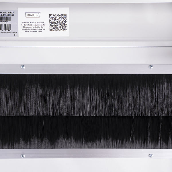 26U Patchkast 600x800x1342 mm (BxDxH) lichtgrijs