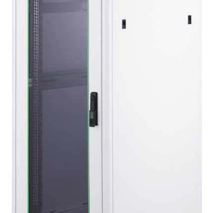 26U Patch Cabinet 600x800x1342 mm (WxDxH) light gray